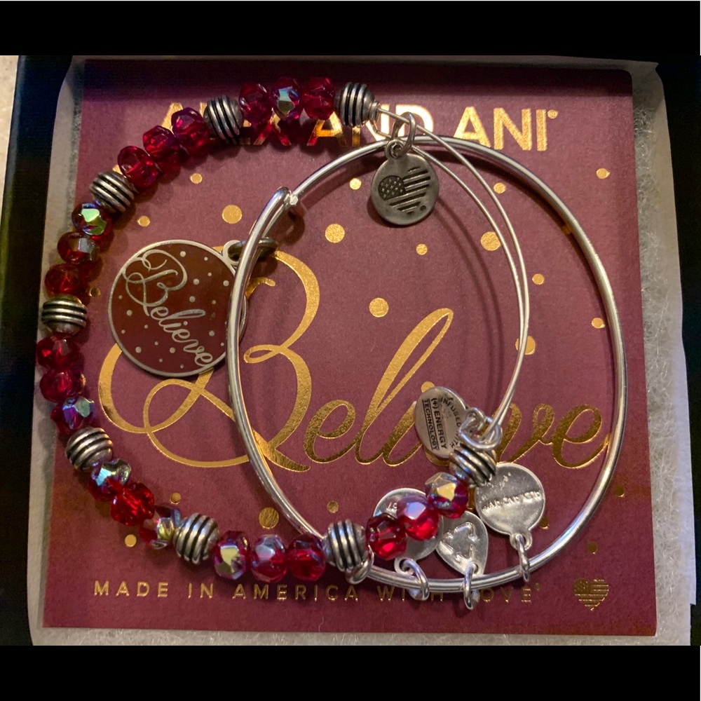 Alex and Ani Believe Bracelet Set